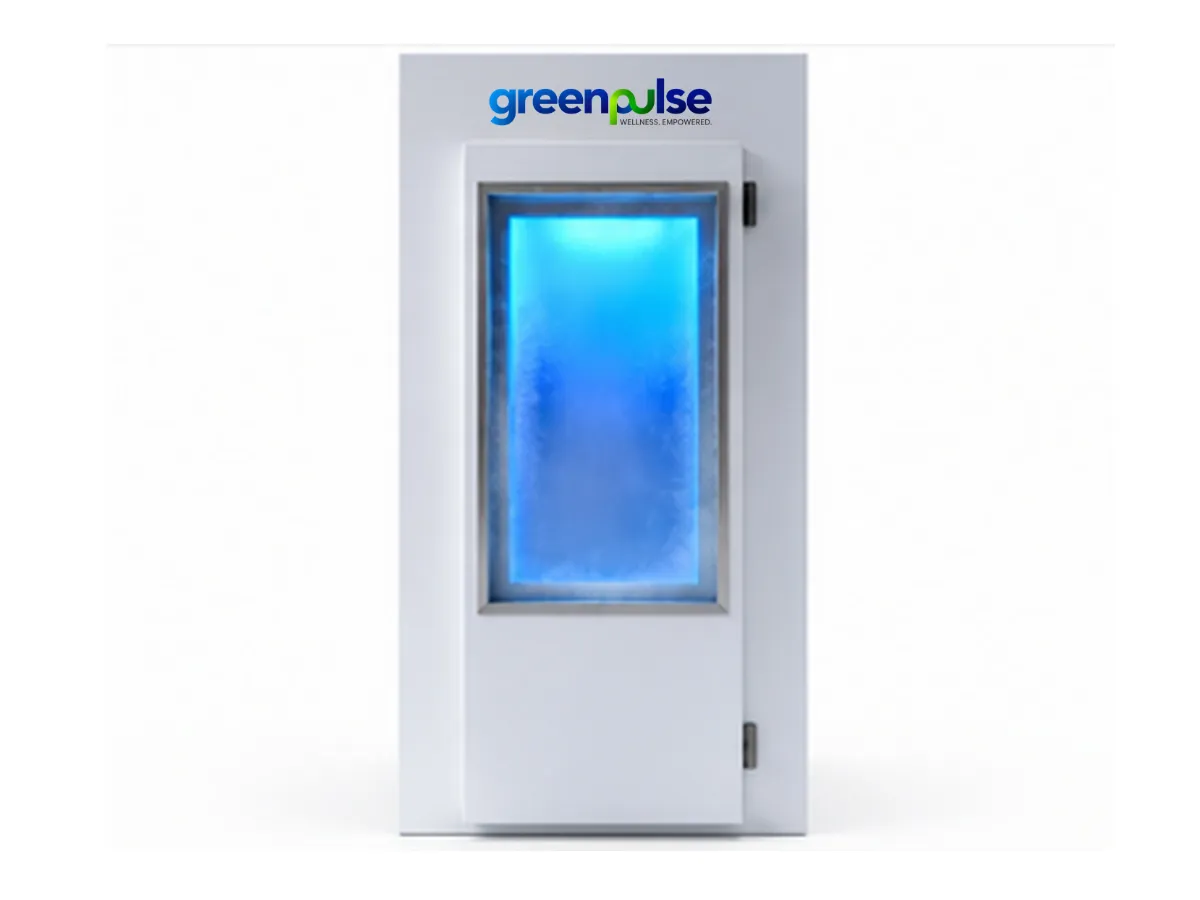 Arctic Chill Nitrogen Cryotherapy Chamber (1–2 Person, Breathable Air) front view