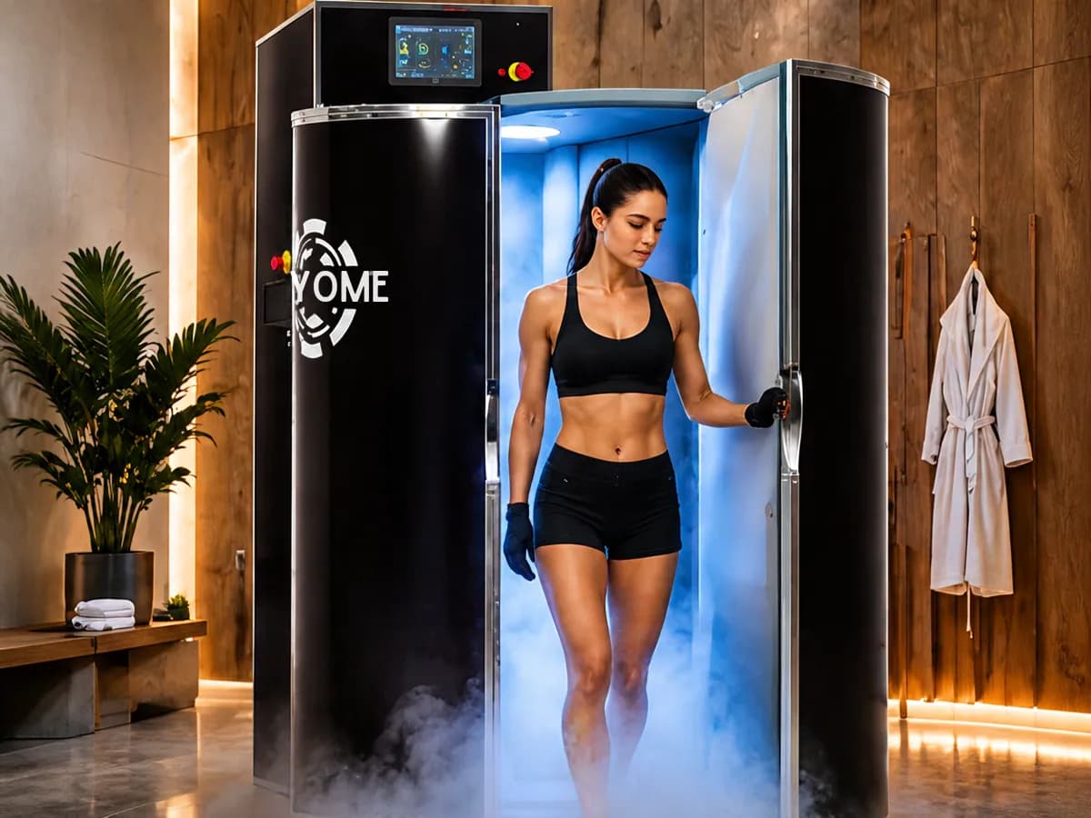 Arctic One Individual Cryotherapy Cryosauna in use