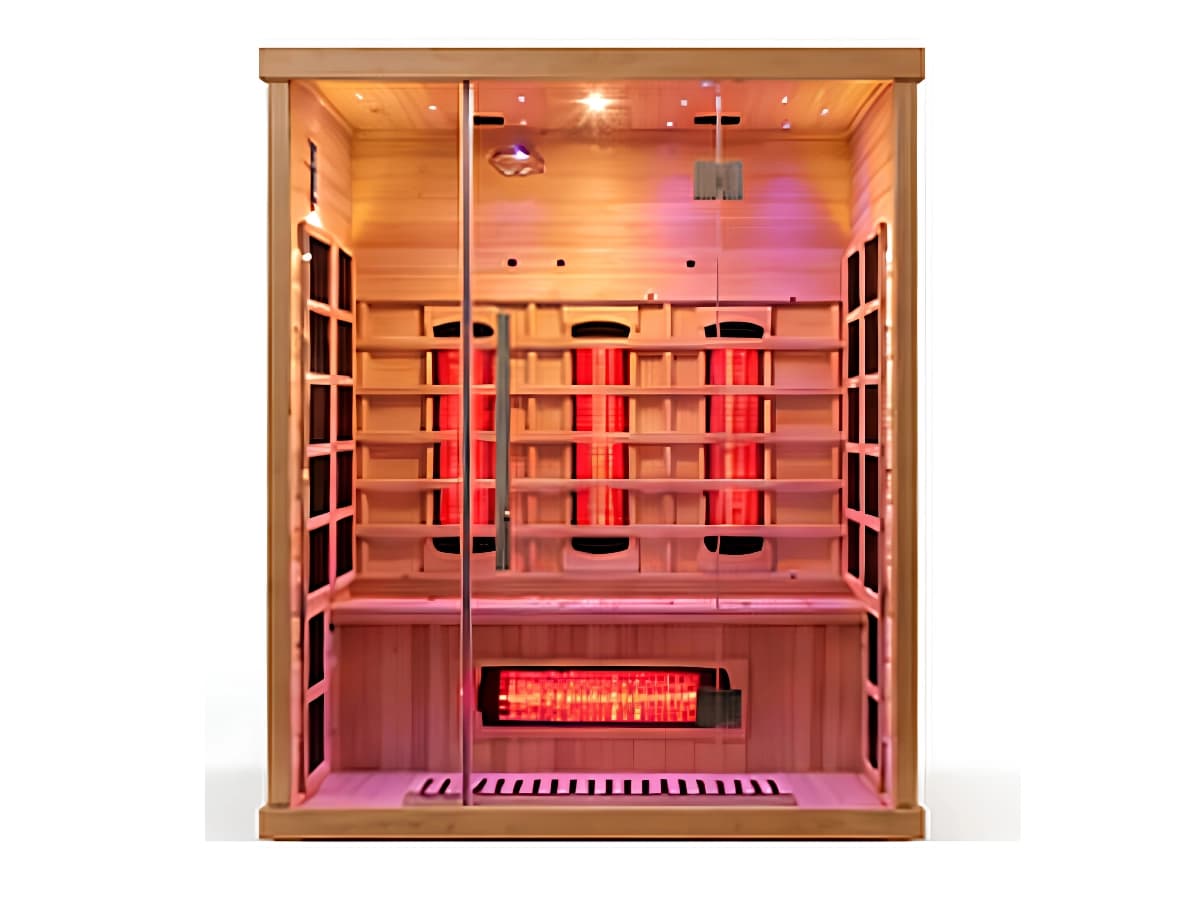 Halo 3 Infrared Sauna (3 Person, Full Spectrum) front view