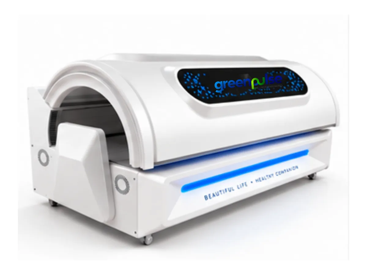 Luma Cocoon Pro Full Body LED Light Therapy Bed with PEMF side view