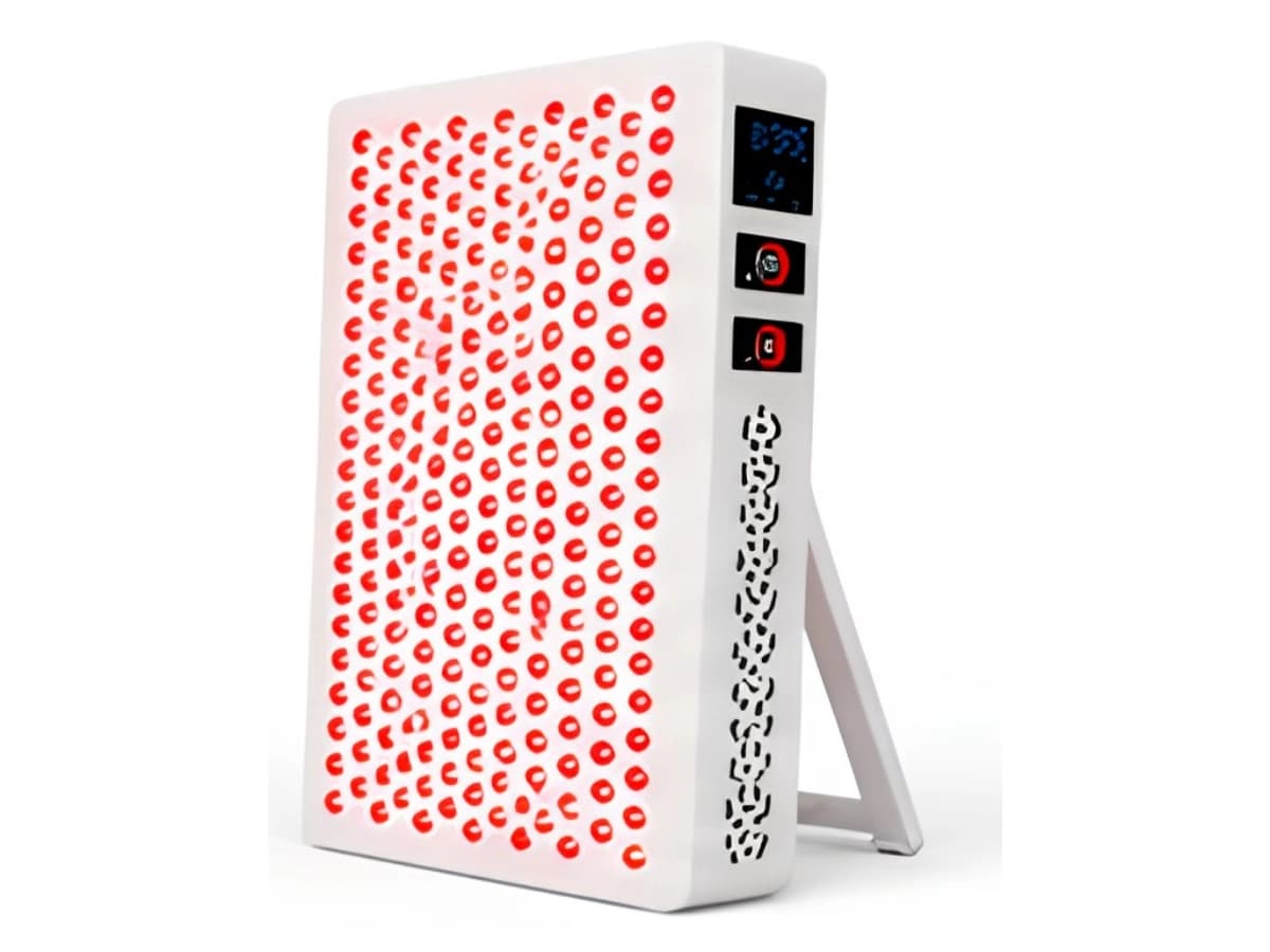 Luma Go 1000 Portable Red Light Therapy Stand side view