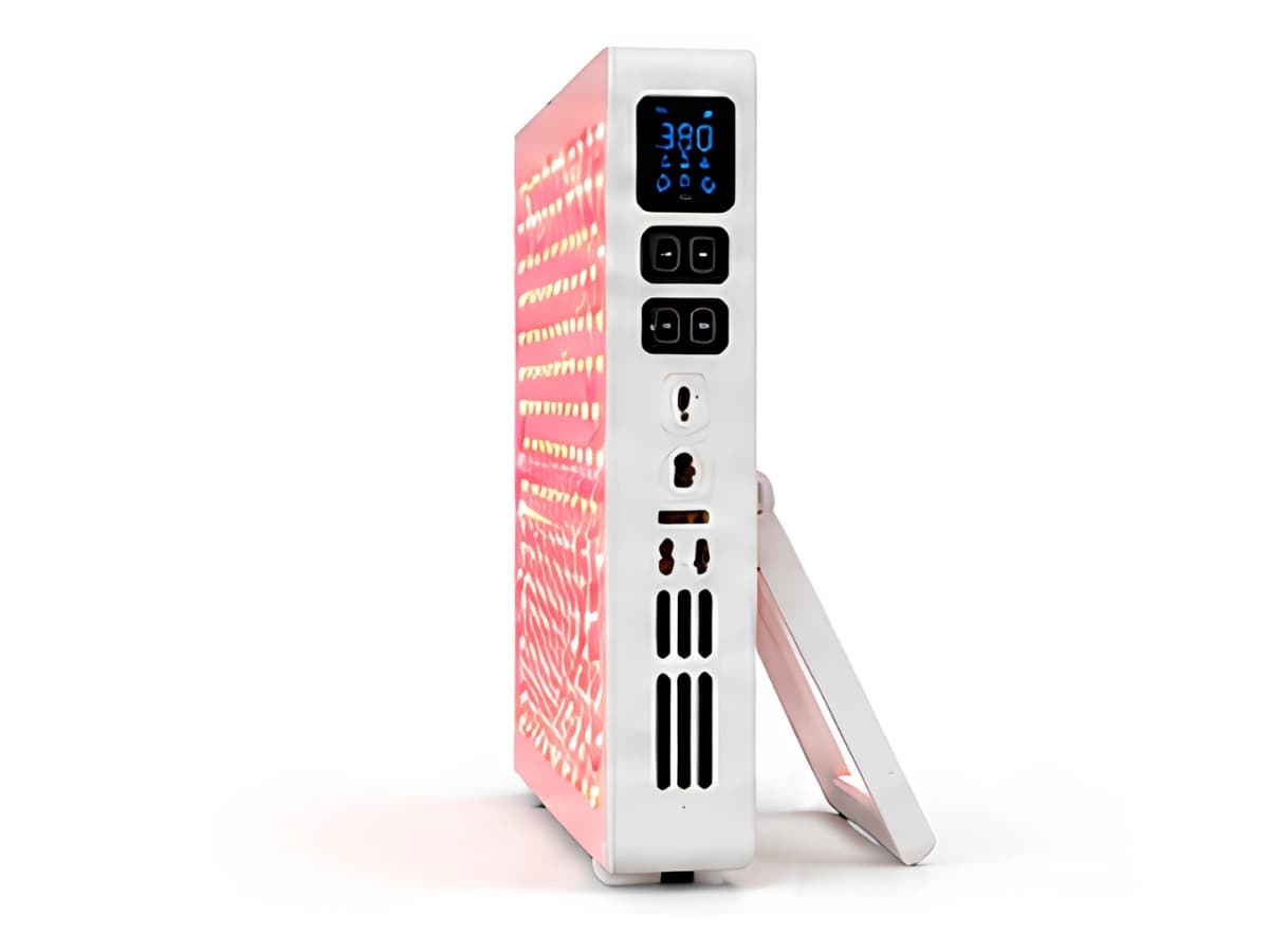 Luma Go 500 Portable Red Light Therapy Stand side view
