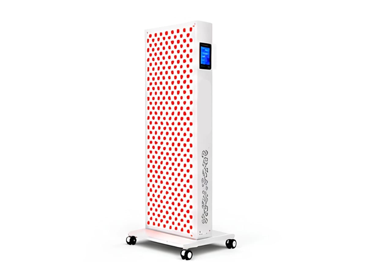 Luma Tower Tall Red Light Therapy Stand front view