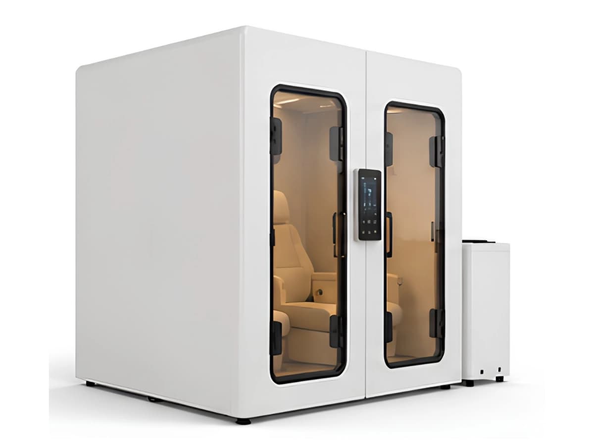 Oxy 2 Hyperbaric Oxygen Chamber (HBOT, Double) side view