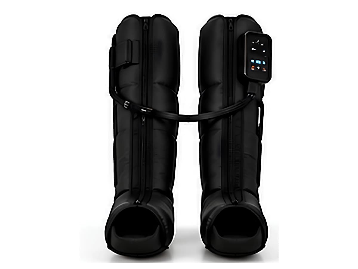 PulseWave 4 Air Compression Boots (4-Chamber, Wireless, App Control) front view
