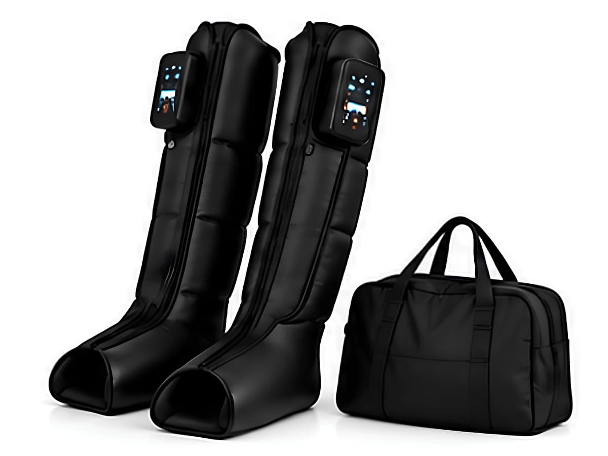 PulseWave 4 Plus Air Compression Boots (4-Chamber, App Control) side view
