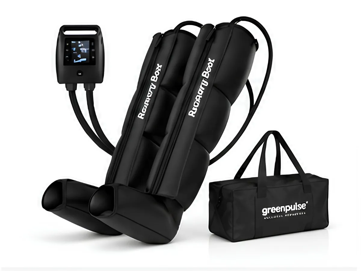 PulseWave Charge Rechargeable Air Compression Boots front view