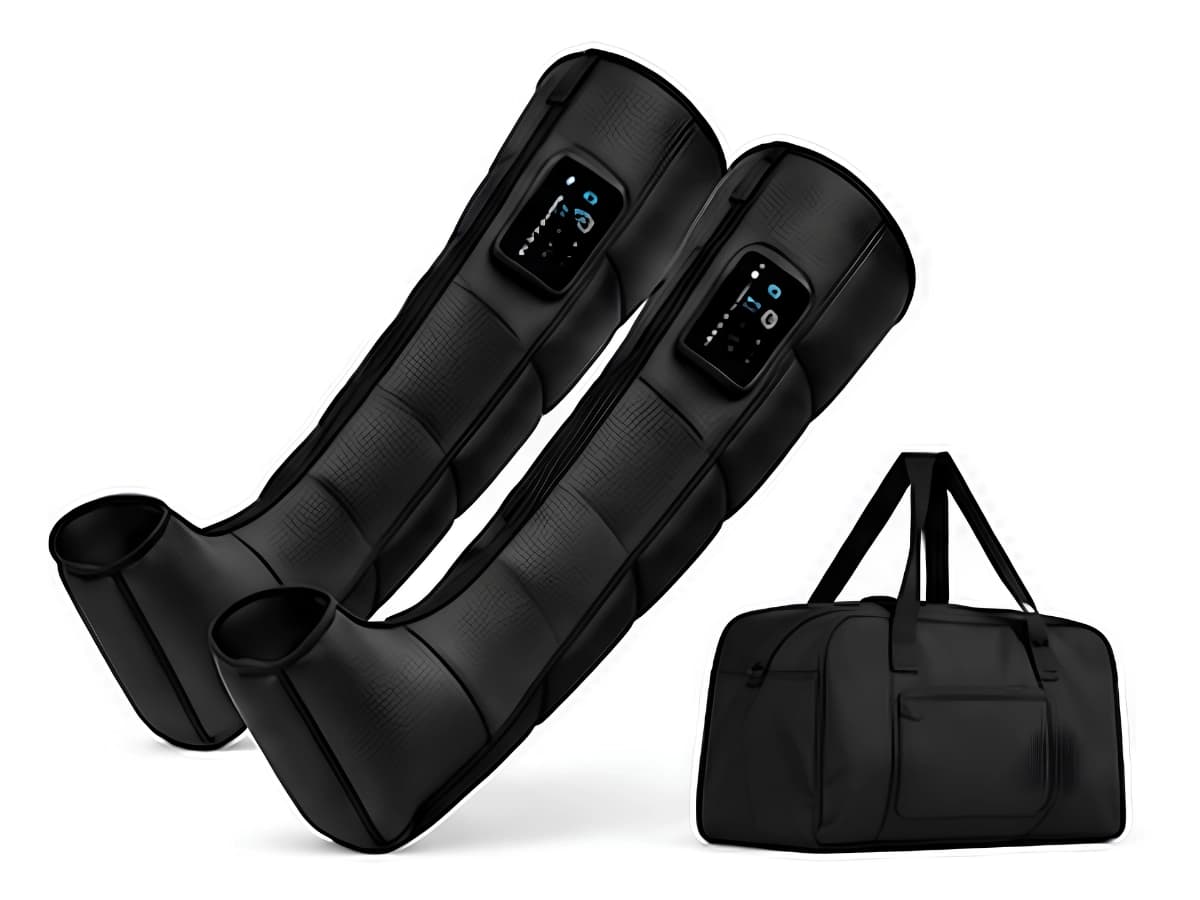 PulseWave Go Wireless Air Compression Boots side view