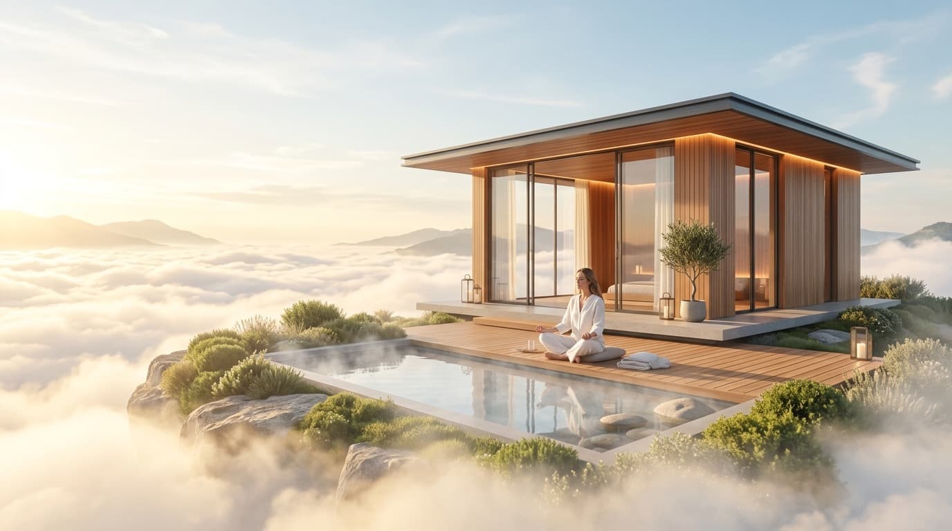 Architectural wellness sanctuary designed by Green Pulse